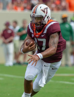 Quarterback Josh Jackson, a former Saline standout, played 1 games over two seasons at Virginia Tech.