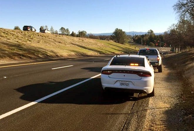 The Redding office of the California Highway Patrol is keeping an eye out for speeders on Highway 299. Here it appears the CHP pulled over two drivers not far from one another Thursday.