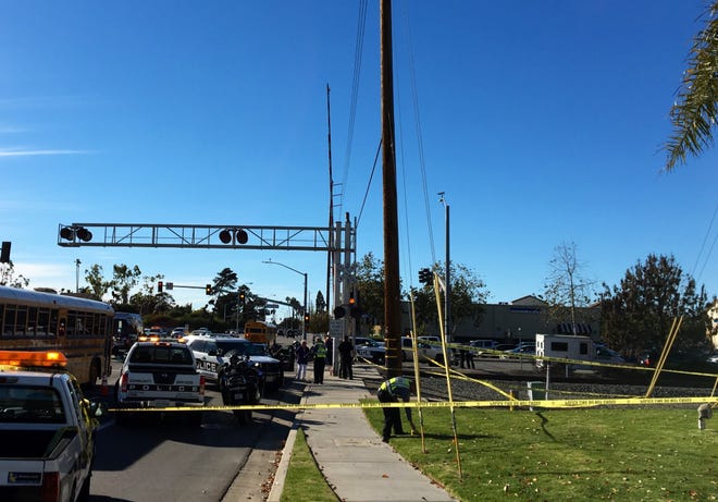 A person was hit and killed by a train Thursday near Gonzales Road and North Oxnard Boulevard.