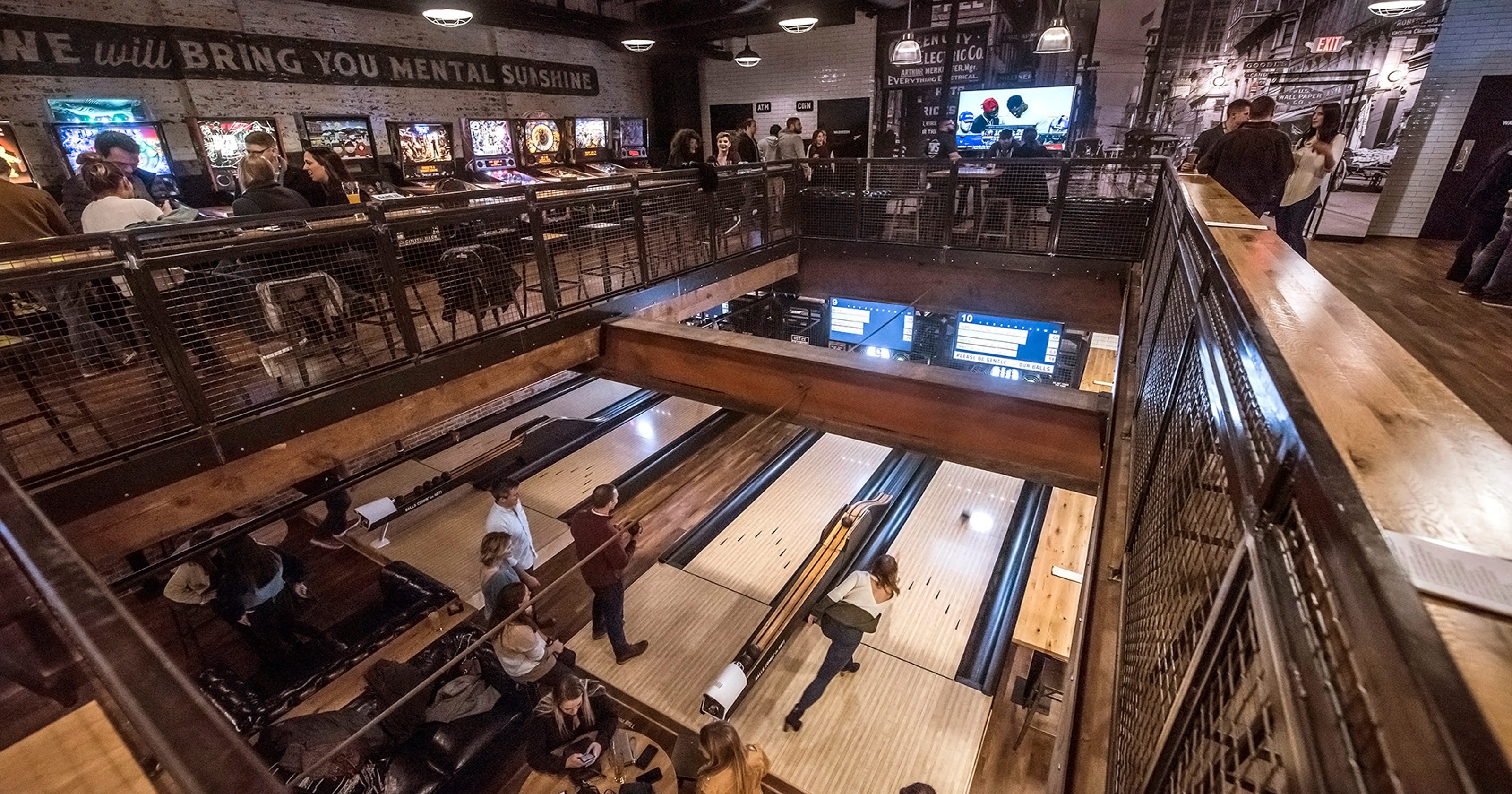 A pinball, bocce, ping pong, duckpin bowling bar is coming to Mass Ave