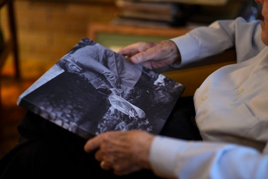 Howard Tanner 95 of Haslett reflects on his years as the former chief of the Michigan Department of Conservations Fish Division Wednesday Jan 23 2019  Tanner also served as director of the Michigan DNR   Tanner is known as the Father of the Great Lakes Salmon Fishery  He introduced coho salmon to the Great Lakes