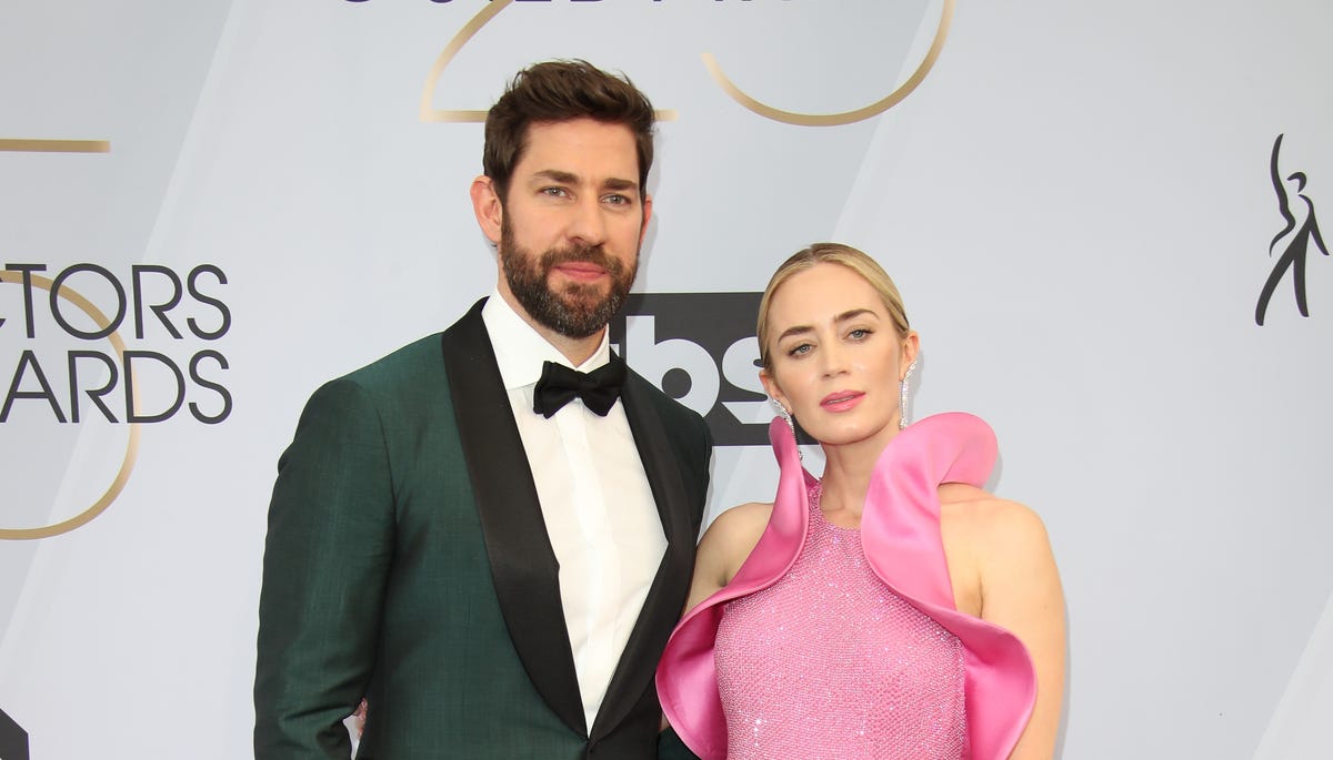 John Krasinski and Emily Blunt