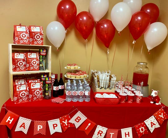Five year old s birthday  on Target  with store theme