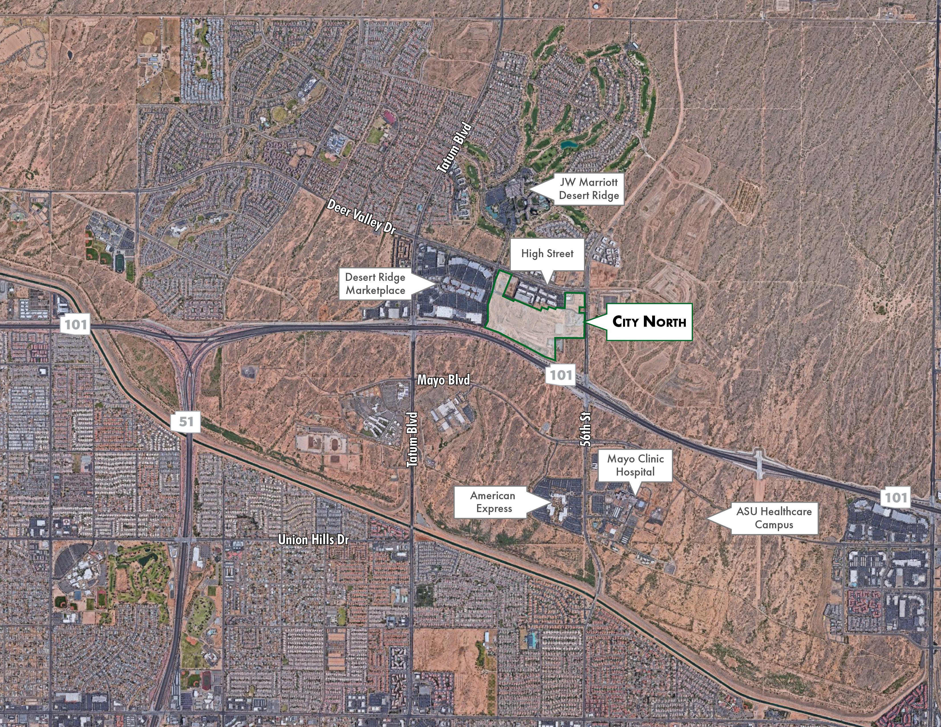 Map Of Desert Ridge Prime Phoenix Desert Ridge Land Sells In Deal, Development To Restart