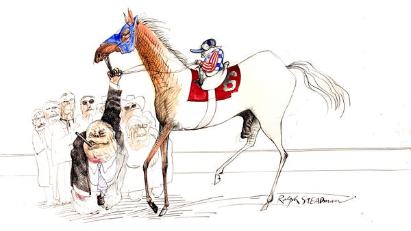 Ralph Steadman's "The Kentucky Derby is Decadent...
