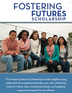 Fostering Futures Scholarship advertisement on Twitter