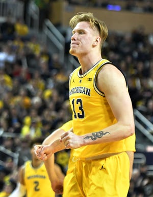 Ignas Brazdeikis, who was picked in the second round, became Michigan's first one-and-done player since 2000.