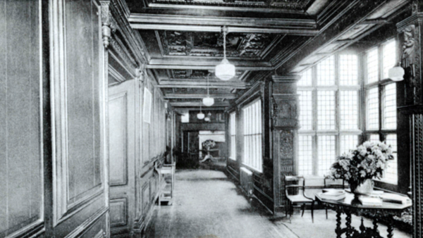 Hopwood Hall's interior hallways as they used to...