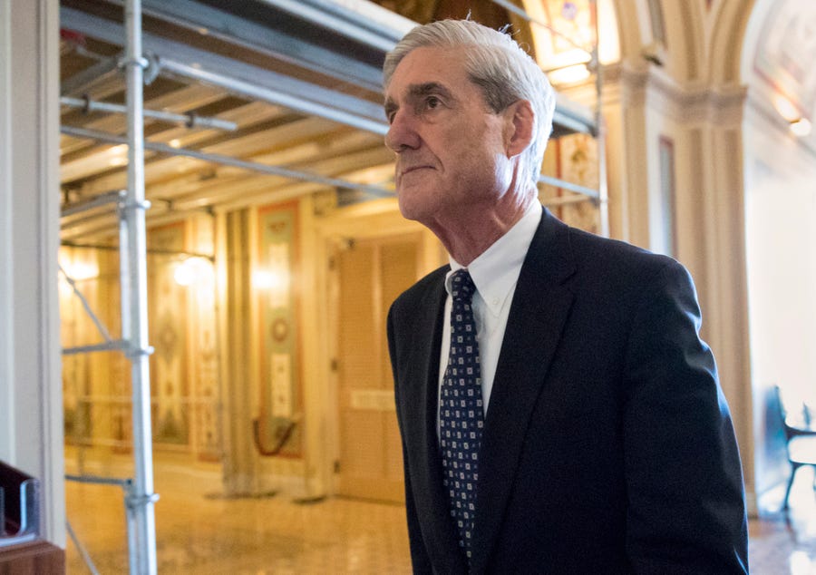 Special counsel Robert Mueller doesn't have a lot to say publicly.
