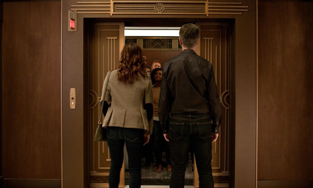 Hyundai Super Bowl commercial: Jason Bateman as elevator operator