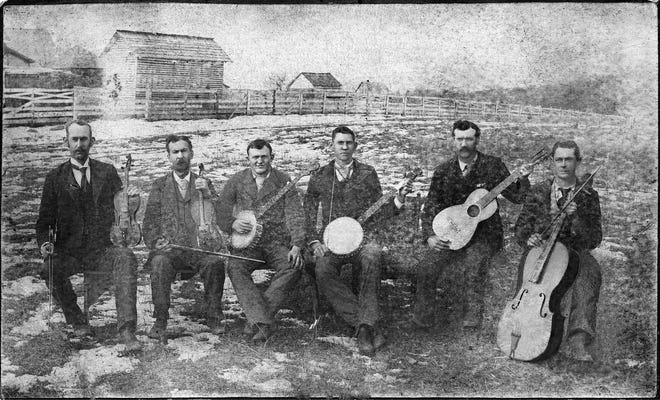 The Swannanoa String Band, pictured here in 1895, is one example of the local music and dance heritage that will be discussed when the Swannanoa Valley Museum & History Center's book club meets for the first time this year, at the Black Mountain Library, on Feb. 8.