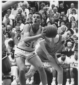 Steve Honderd plays for Calvin College against Hope College in this undated file photo.