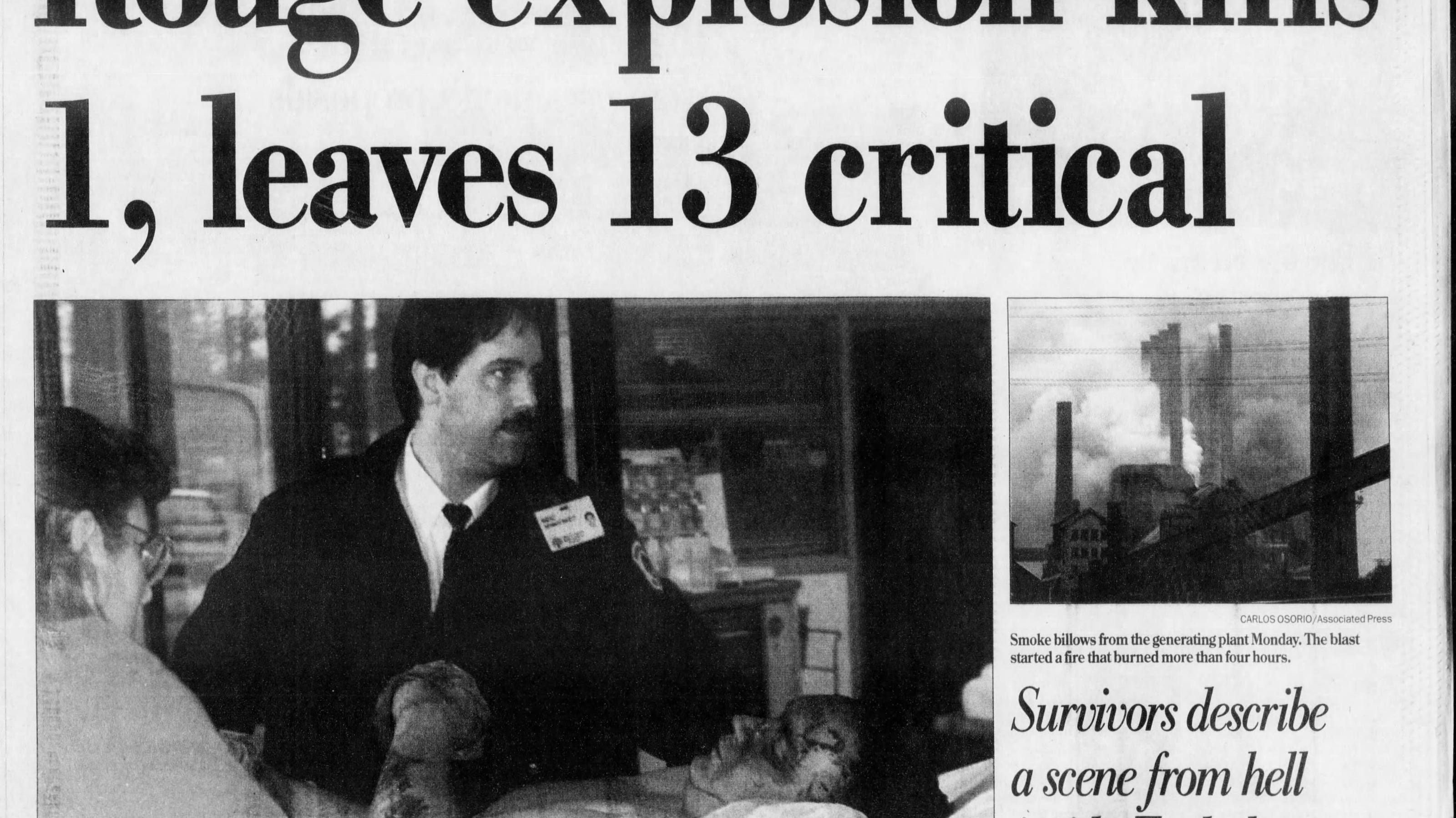 Ford Rouge power plant explosion remembered 20 years later