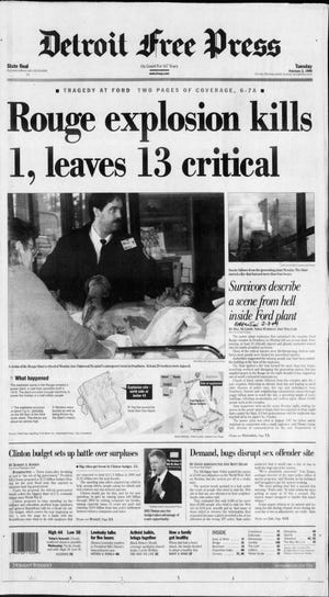 Ford Rouge Power Plant Explosion Remembered 20 Years Later
