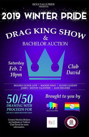 A poster for the 2019 Winter Pride drag king show