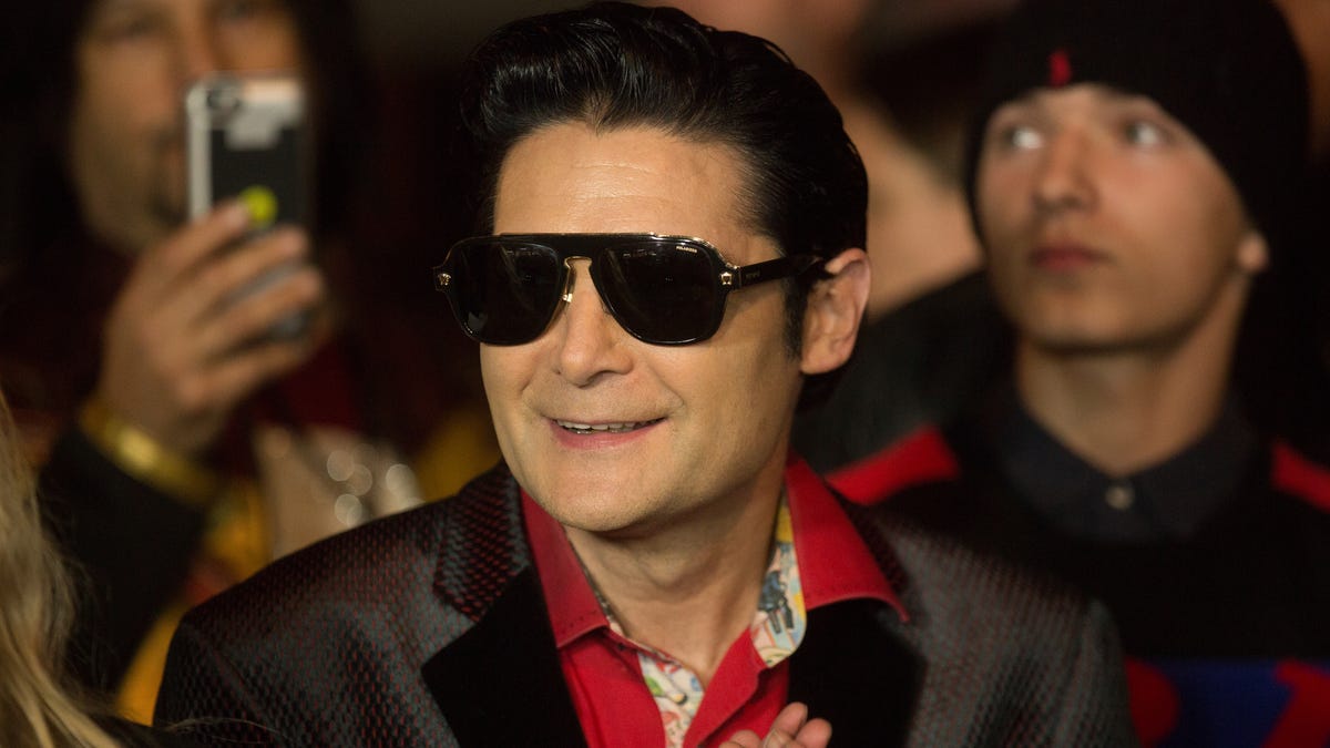HOLLYWOOD, CA - JANUARY 30:  Corey Feldman arrives for Excelsior! A Celebration of The Amazing, Fantastic, Incredible and Uncanny Life Of Stan Lee  at TCL Chinese Theatre on January 30, 2019 in Hollywood, California.  (Photo by Gabriel Olsen/Getty Images)