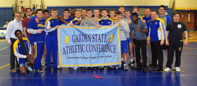The Rowan College at Gloucester County wrestling team won the Garden State Athletic Conference title last weekend.