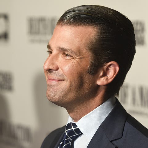 Donald Trump, Jr. attends the DC premiere of the...