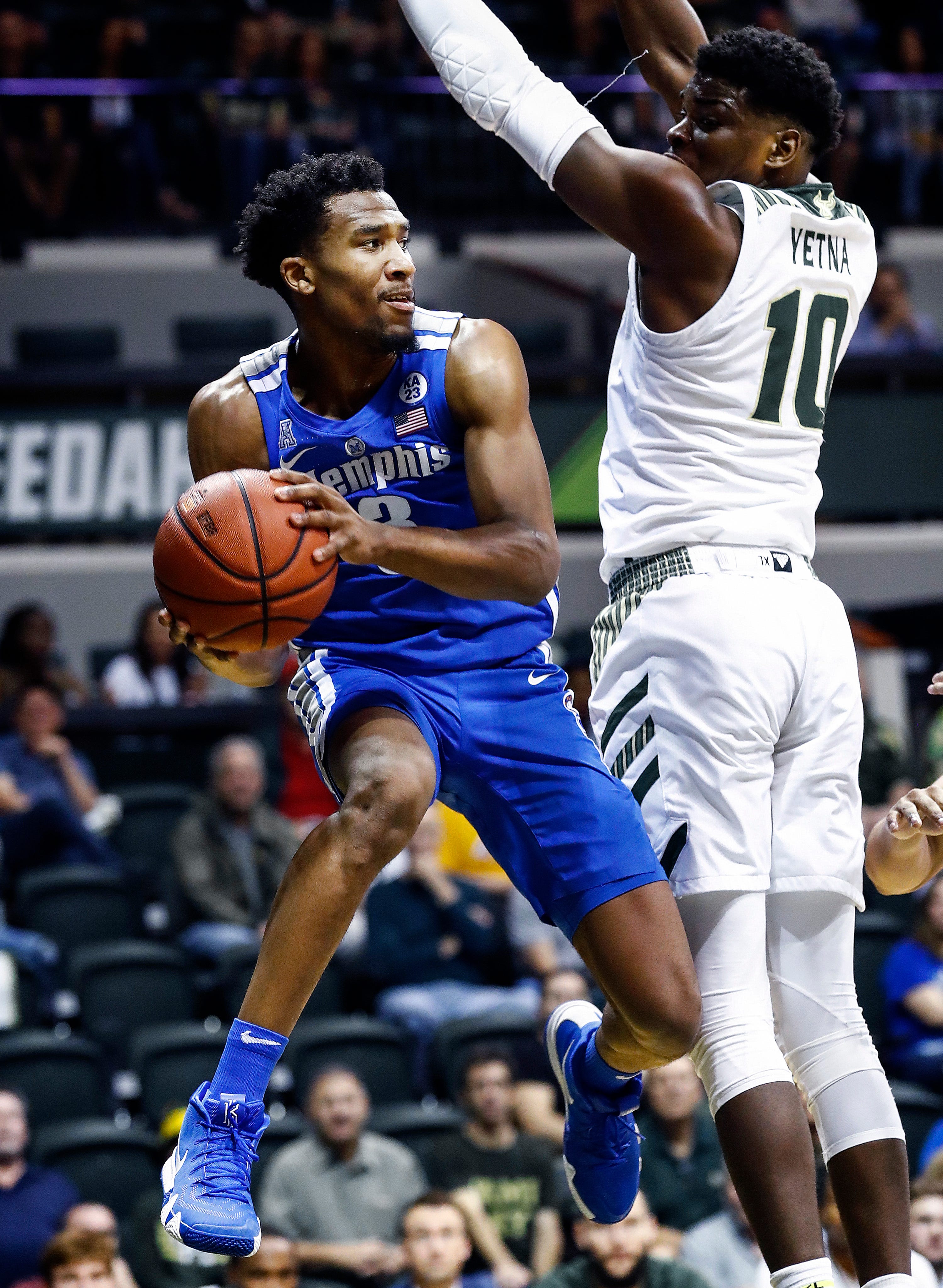 Memphis Basketball Jeremiah Martin Scores 41 In Half In Loss Vs Usf
