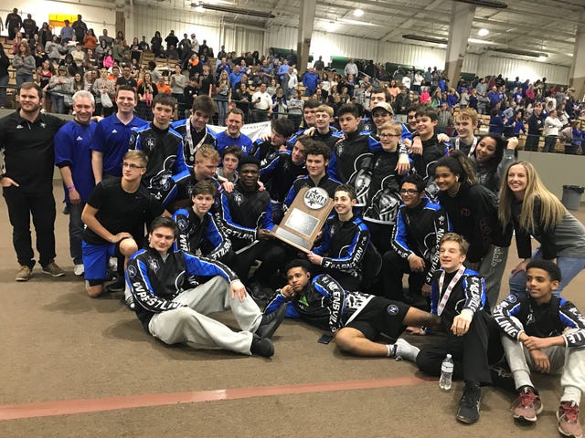 Nolensville finished second in the TSSAA Class A/AA state duals, falling to Pigeon Forge 59-18.