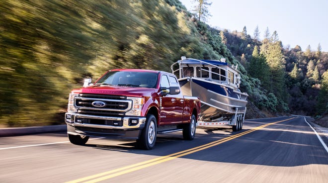 The 2020 F-450 Super Duty pickup will be able to tow more than 34,000 pounds.