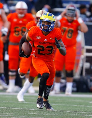 31. Los Angeles Rams — Nasir Adderley, S, Delaware: One of the fastest-rising prospects this past year, the athletic former cornerback has a versatile skill set to shore up the back end of any defense. The Rams current free safety, Lamarcus Joyner, will be an unrestricted free agent after playing last season on the franchise tag.