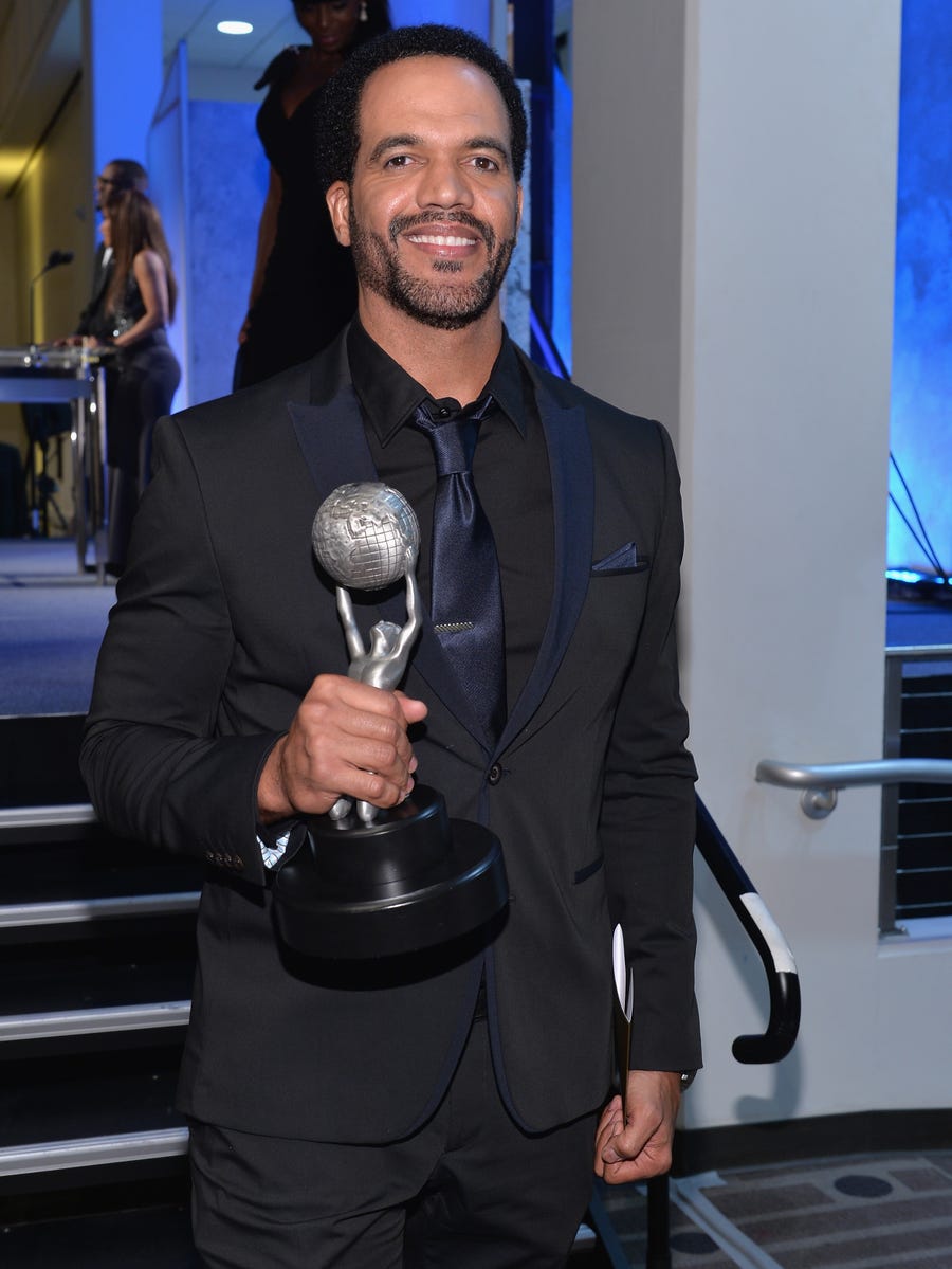 Kristoff St. John, at the NAACP Awards Non-Televised Awards Ceremony in 2014, is being remembered on social media following his death.