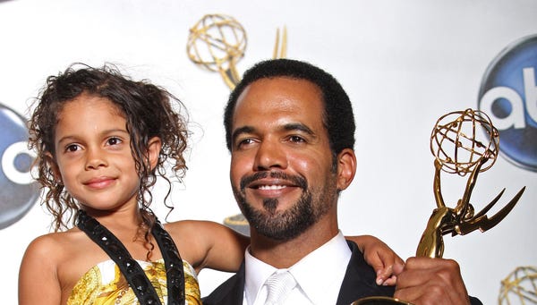 Kristoff St. John poses with the Outstanding...