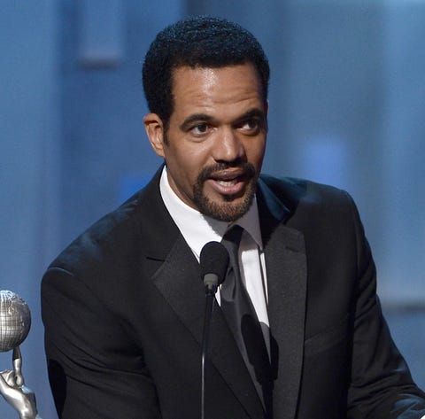 Kristoff St. John accepts a NAACP award