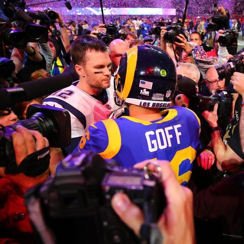 Tom Brady was the center of attention after the...