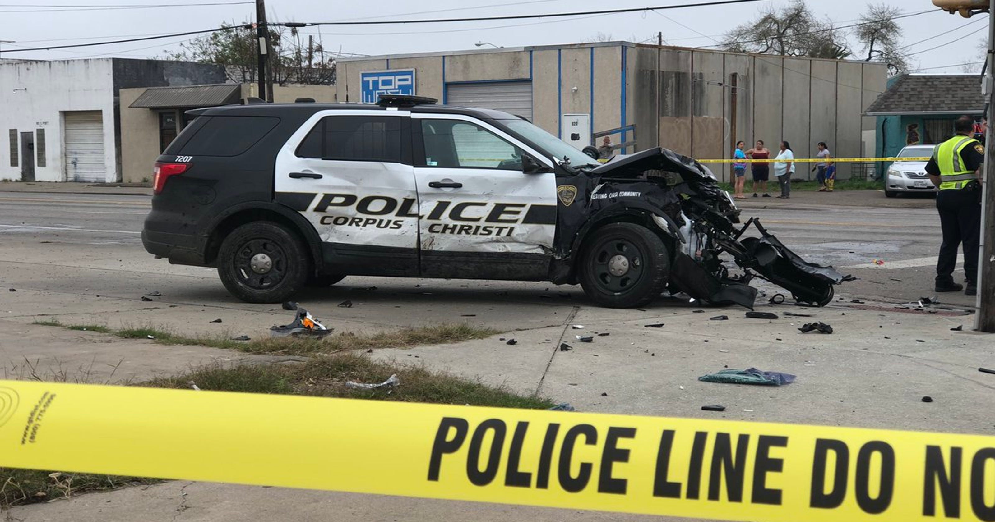 Corpus Christi police unit involved in accident on Port Avenue