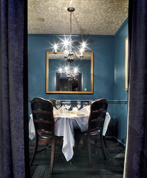 Folk's Folly has several private dining rooms, perfect for a romantic dinner date.