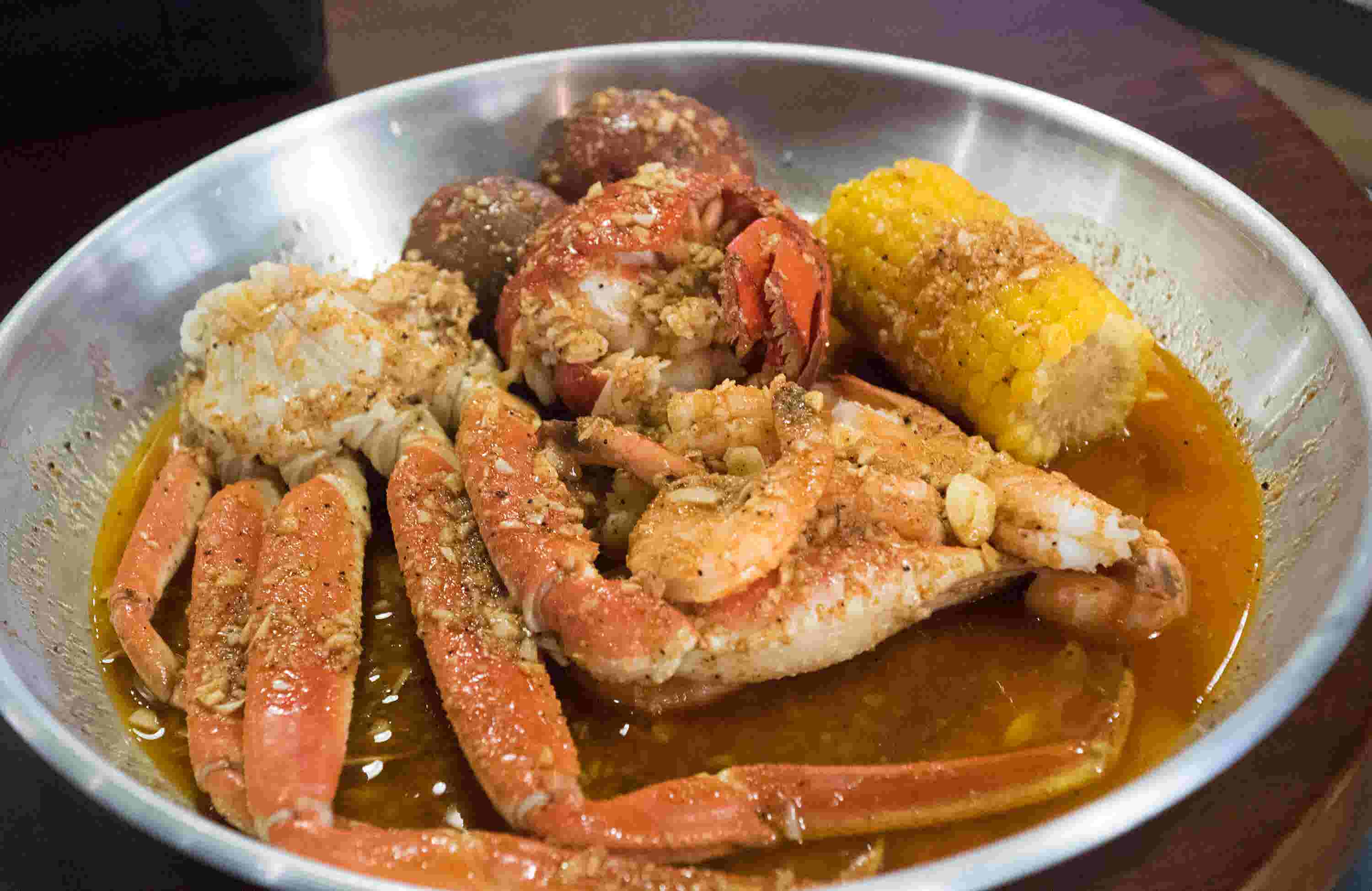 Red Crab Juicy Seafood, specializing in low country seafood boils, is