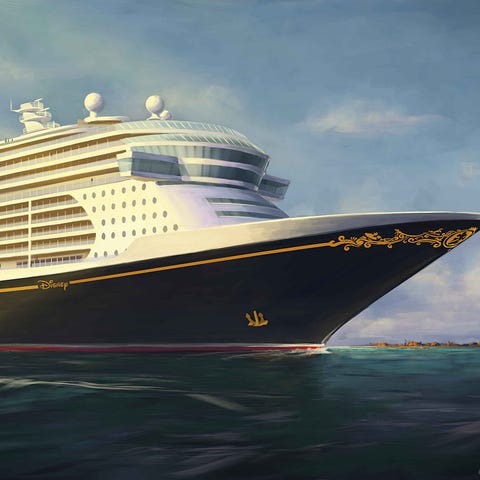 Artist rendering of the Disney Cruise Line's...