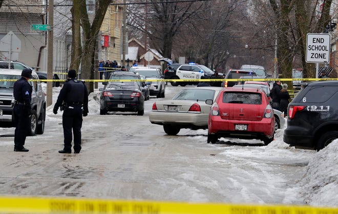 A number of streets were blocked off Wednesday morning as police responded to the shooting of an officer.