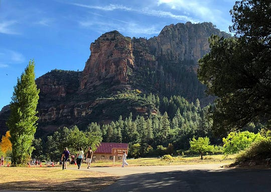 The entrance to Slide Rock State Park in Sedona.
