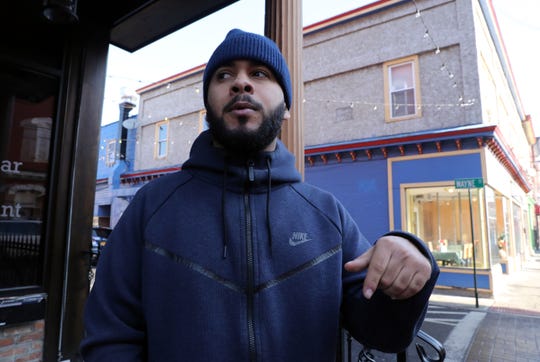 Ramon Ramos, a resident in the village of Haverstraw, says redevelopment would cause housing prices to go up and drive out the local population, Feb. 5, 2019 on Main Street in Haverstraw.