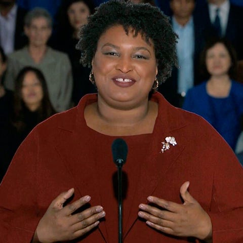 Stacey Abrams delivers the Democratic party's...