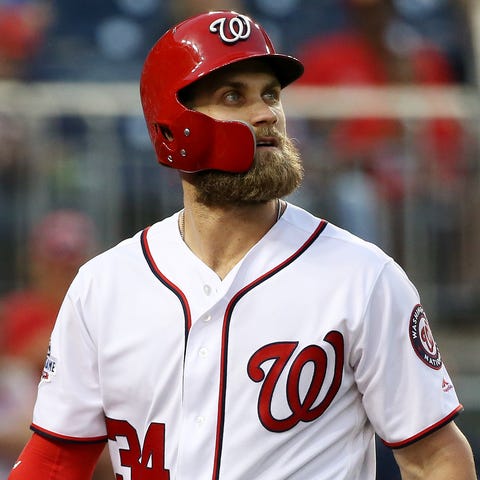 Star outfielder Bryce Harper remains unsigned...