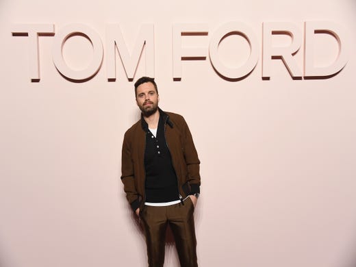 NEW YORK, NY - FEBRUARY 06:  Sebastian Stan attends the Tom Ford FW 2019 during New York Fashion Week: The Shows on February 6, 2019 in New York City.