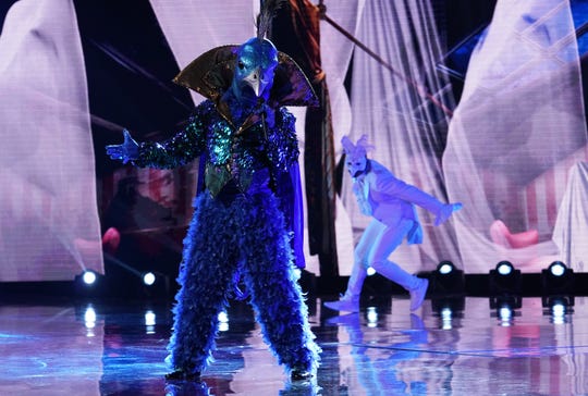 Peacock on "The Masked Singer."