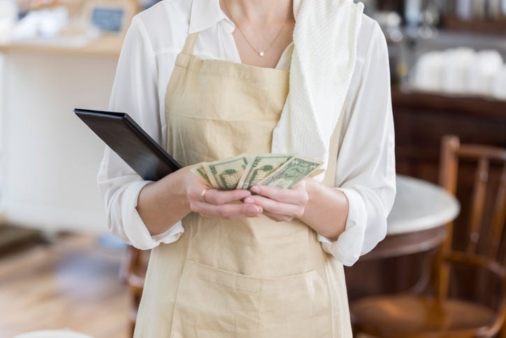 Many restaurant workers earn a portion of their pay in cash. They also keep late hours, leaving work late at night, which could also increase the risk of getting pulled over.