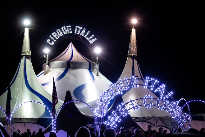 Cirque Italia ofrece actuaciones vibrantes y dramáticas al estilo europeo con un escenario de agua de 35,000 galones bajo una carpa de gira diseñada a medida.  El circo se presentará del 14 al 17 de febrero en el Recinto Ferial Regional Richard M. Borchard en Robstown.