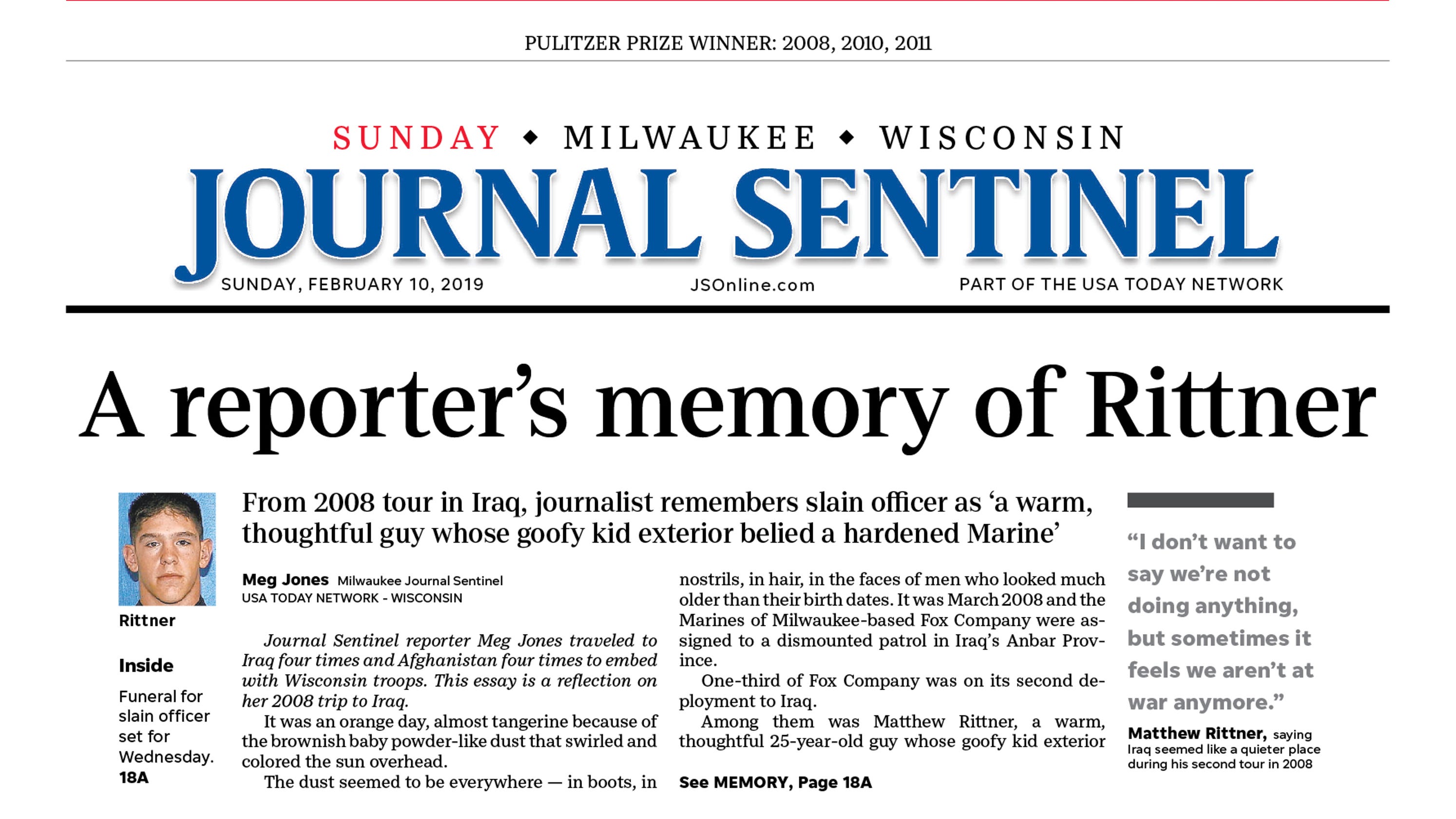 Parts of Journal Sentinel eedition are unavailable because of glitch