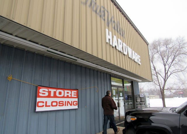 Hardware Store Closing Displays Small Town Retail Struggles