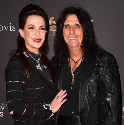 Sheryl Goddard and Alice Cooper