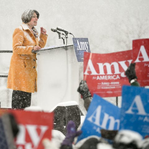Democratic Sen. Amy Klobuchar of Minnesota...
