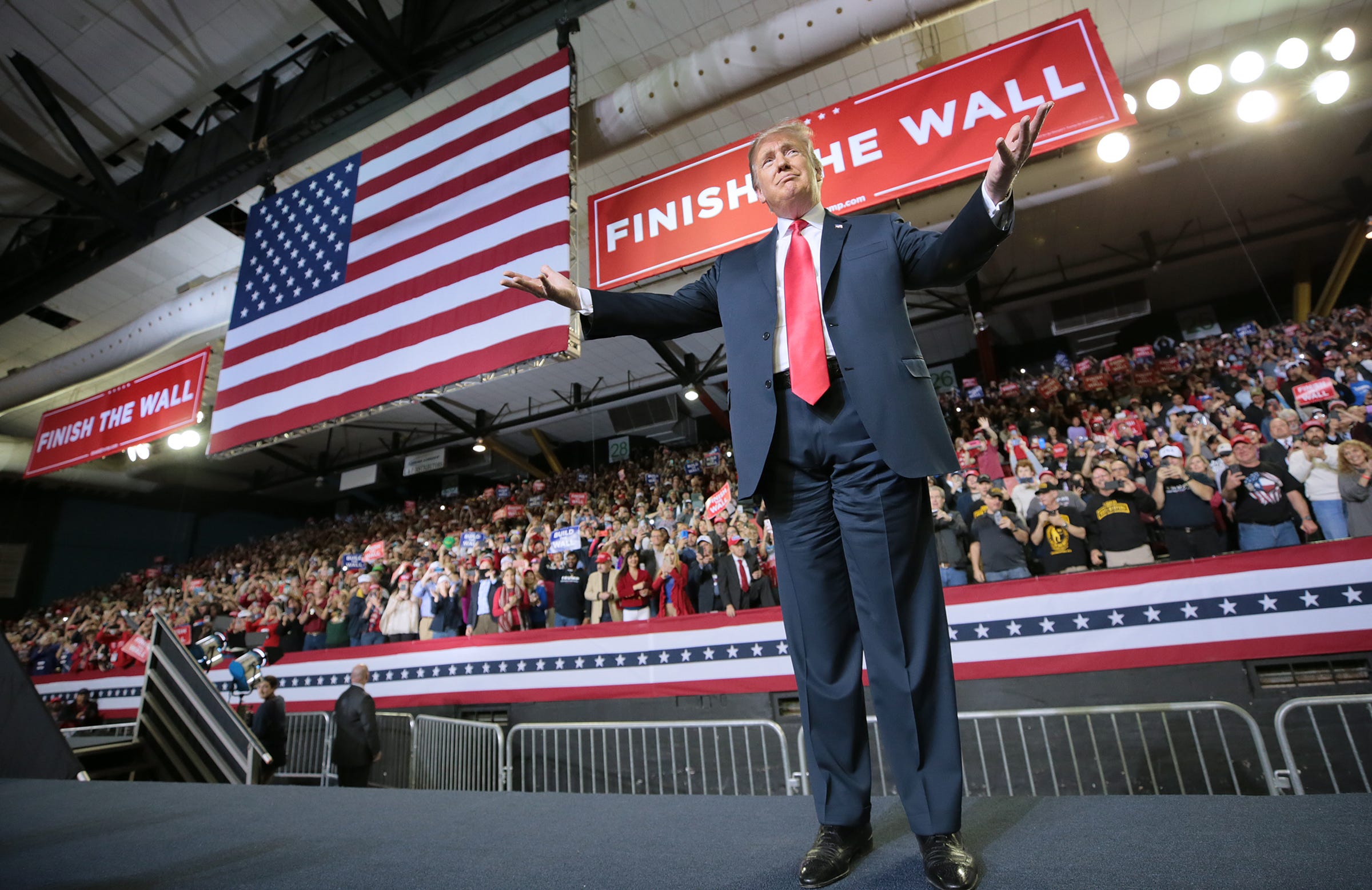 How many attended Trump&apos;s El Paso rally tonight? Not as many as he claims, authorities say