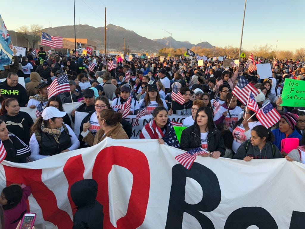 Trump in El Paso: Dueling rallies &mdash; for and against president &mdash; roil through Sun City