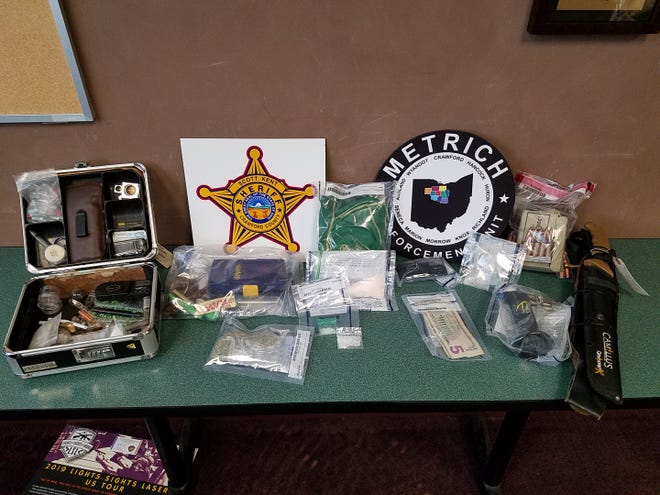 A warrant to search 320 West Ave. Crestline, was a result of an ongoing drug investigation into the sale of methamphetamine, according to the Crawford County Sheriff's Office.